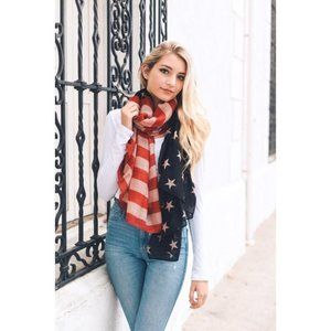 USA Flag Scarf